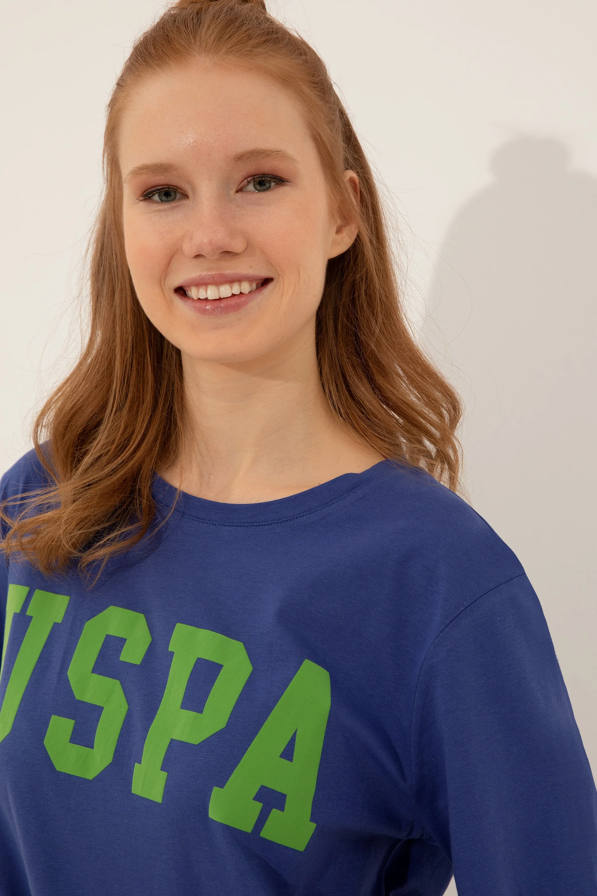 Womens Ladies T-Shirt Royal Blue - Image 4