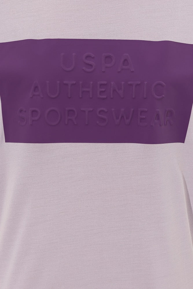 Womens Ladies T-Shirt Lilac - Image 3