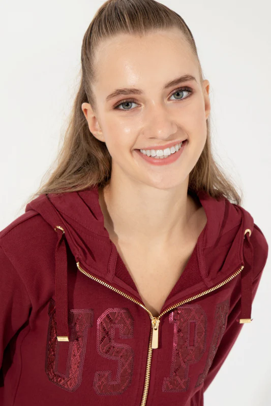 Womens Hoodie Cherry - Image 3