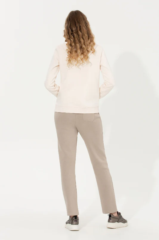 Womens Sweatpants Stone - Image 2