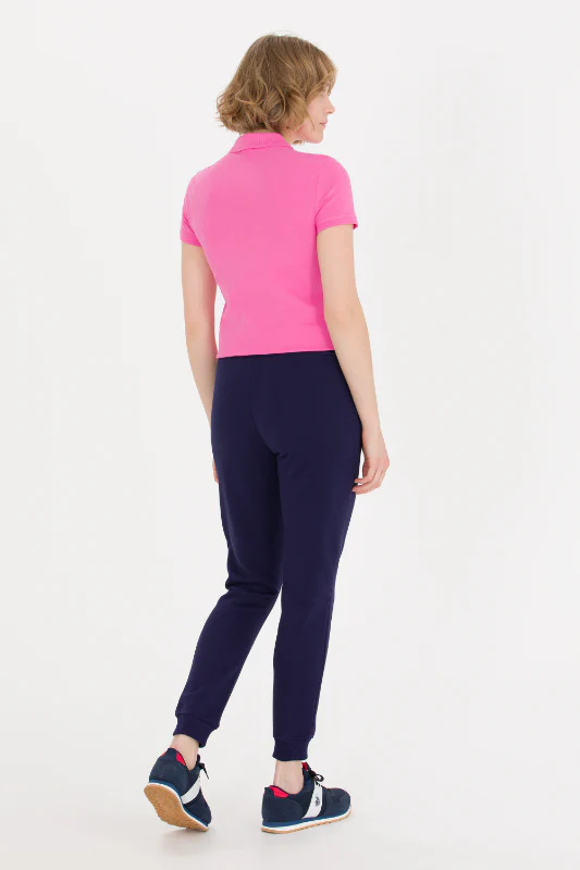 Womens Sweatpants Navy Blue - Image 2